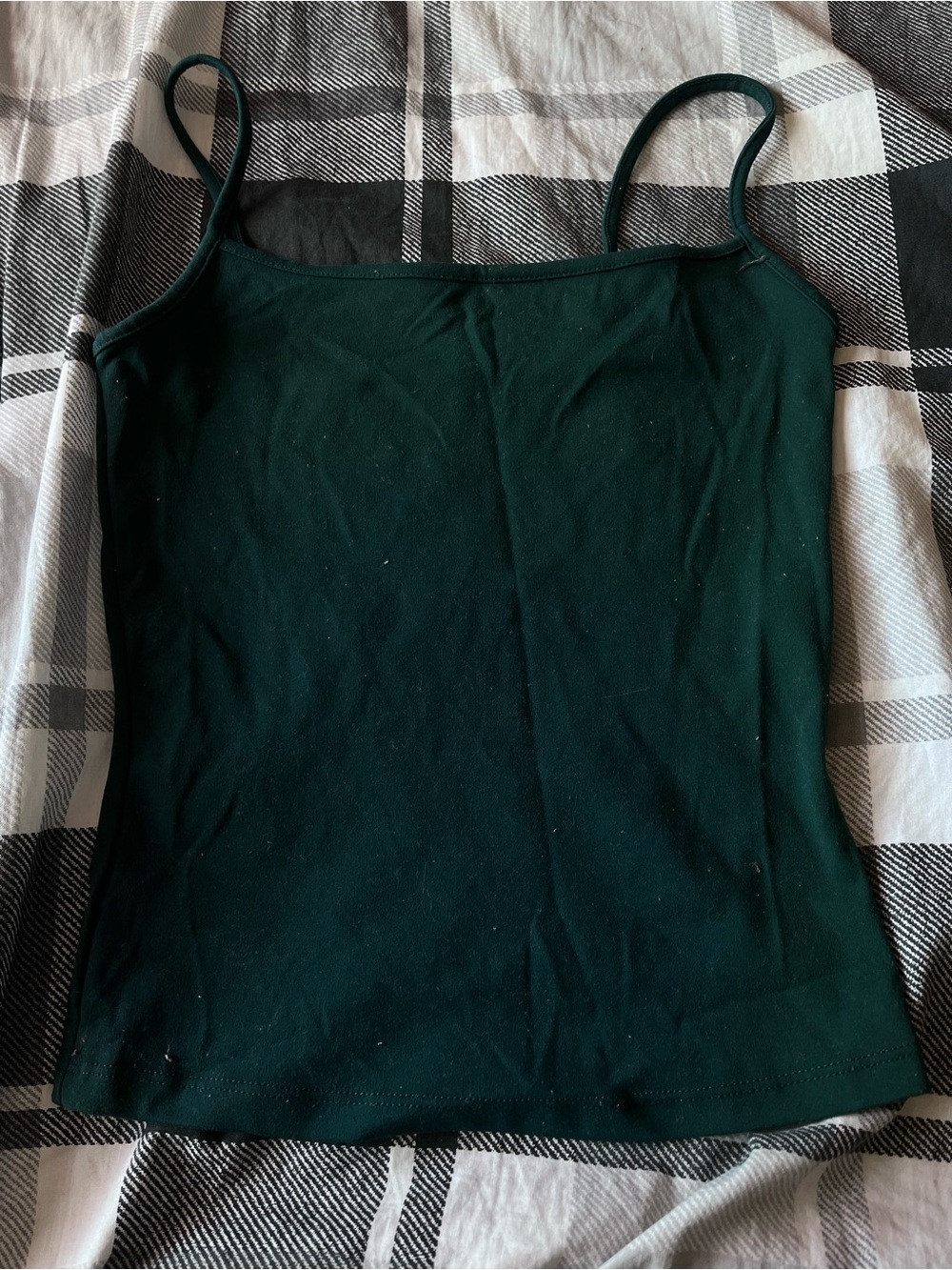 Garage Dark Green Spaghetti Strap Camisole